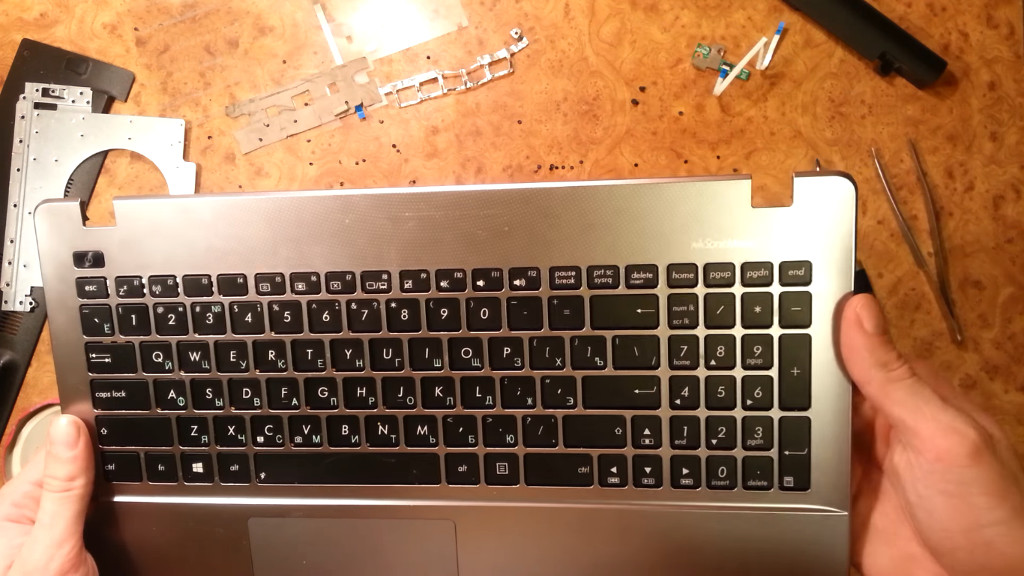Ремонт и замена клавиатуры на ноутбуке Asus