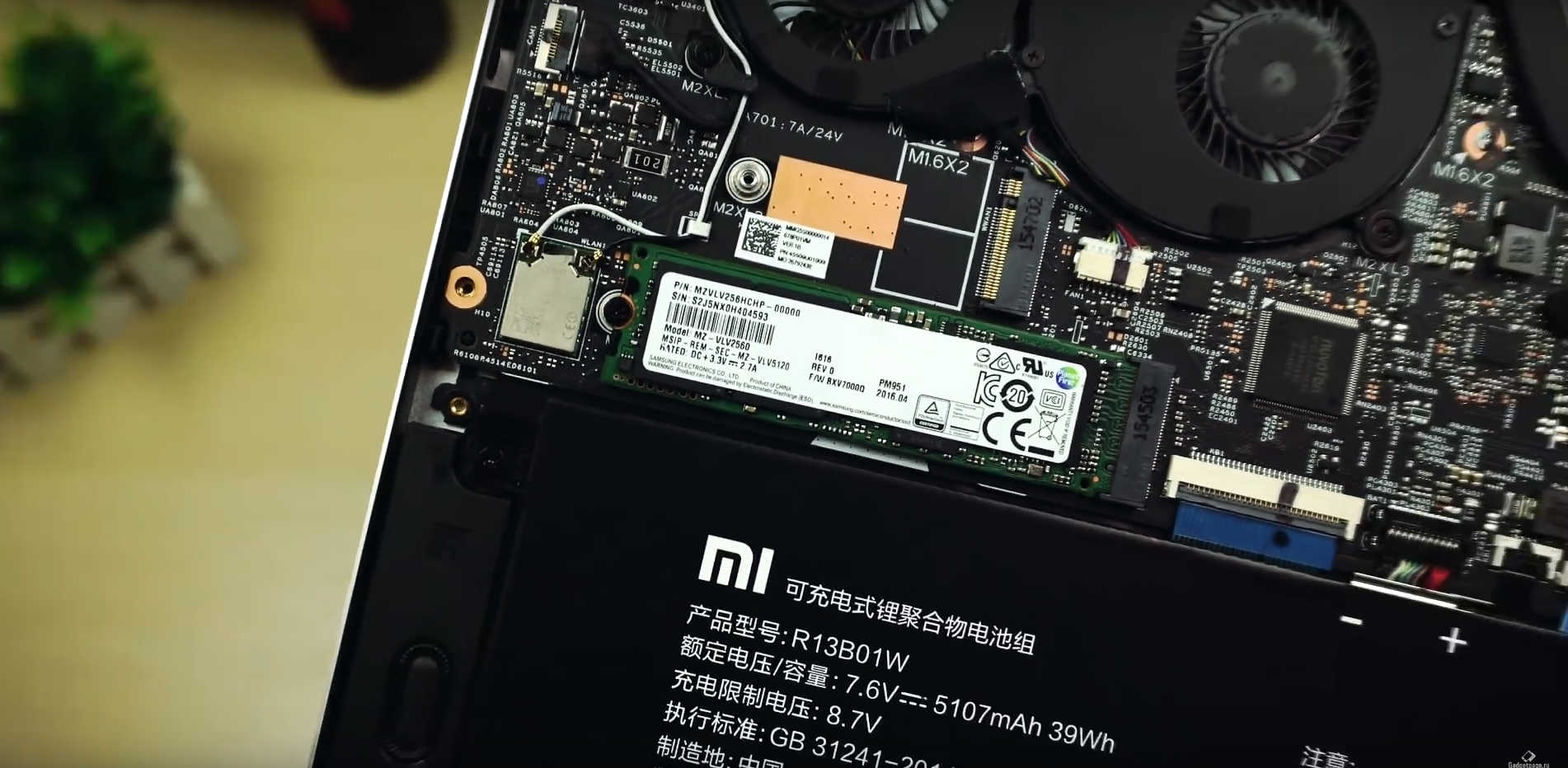 Замена аккумулятора ноутбука Xiaomi